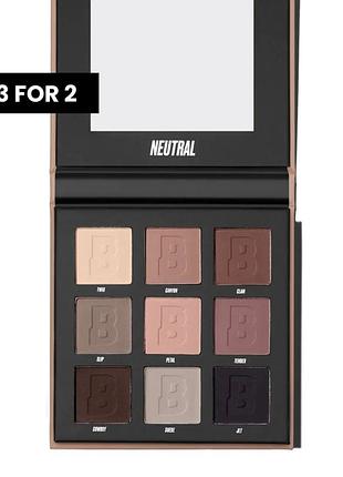 Палетка тіней для повік neutral 9 colour palette beauty bay