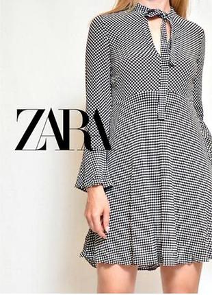Zara, натуральное, платье, платье, короткое