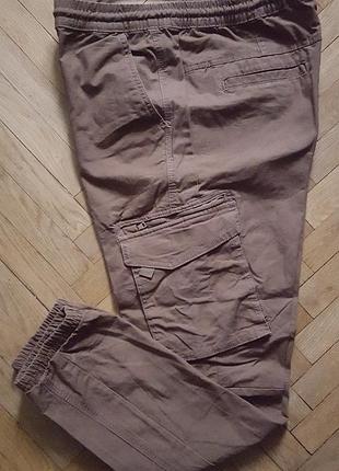 Брюки карго с манжетами denim co. slim cuffed cargo primark