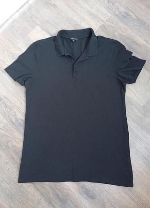 Поло черный мужской размер
 m