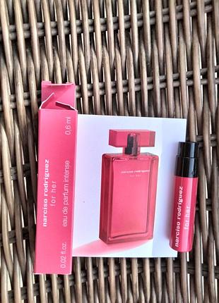 Narciso rodriguez for her intense narciso rodriguez пробник оригинал 0.6мл