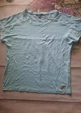 Натуральная женская футболка из льна и хлопка. esmara