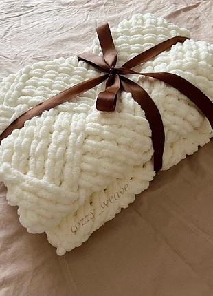 Плед вʼязаний ручної роботи