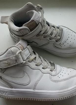 Детские кроссовки nike force 1 mid easyon little(оригинал)