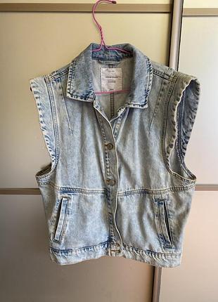 Джинсовий жилет