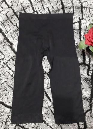 Лосины утягивающие укороченные с кружевом