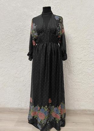 Стильное винтажное легкое платье