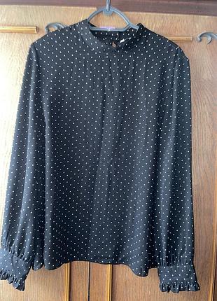 Блуза в горошок