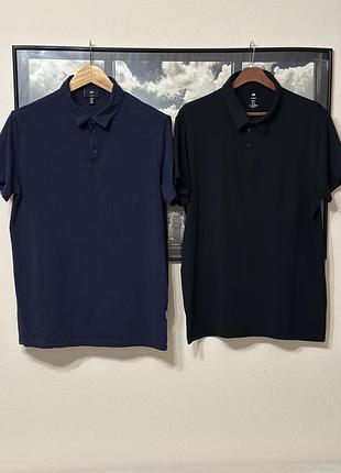 Комплект з 2  чоловічих котонових поло h&m розмір l
