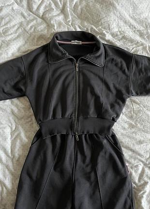 Спортивный костюм женский от украинского бренда "goodgirlwear" в цвете графит