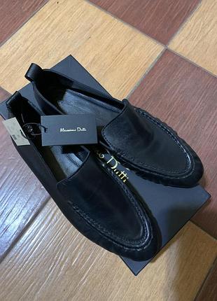 Мокасини шкіряні massimo dutti, оринігал