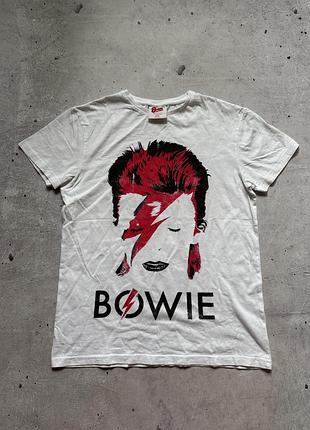 Жіноча футболка мерч david bowie розмір 36-38