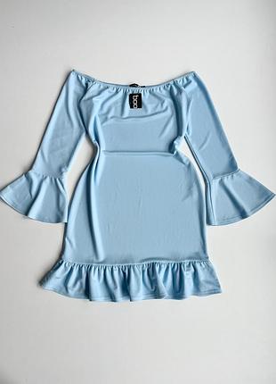 Сукня блакитного кольору boohoo