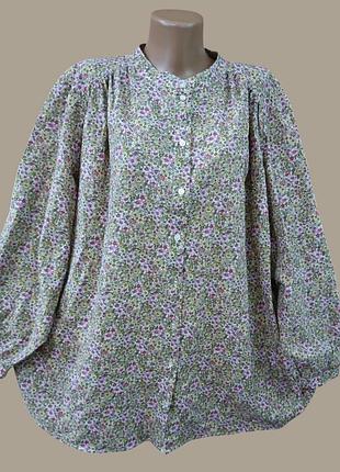 Сорочка батал 💯% хлопок.