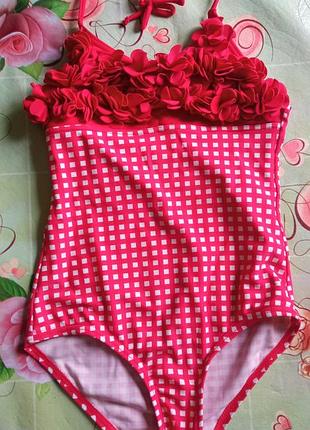 Фирменный купальник для девочек m&amp;s 5-6 лет.