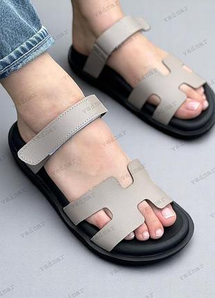 36-40 рр шлепанцы на липучке натуральная замша/кожа черный, белый, коричневый, бежевый, лезвие