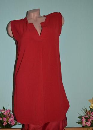 Блузка, туника бордового цвета