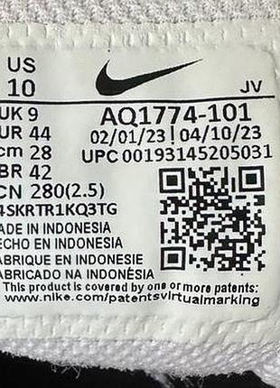 Кросівки nike ebernon low premium ‘white university red’ 7