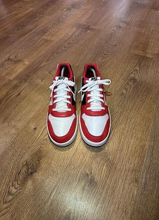 Кросівки nike ebernon low premium ‘white university red’ 4
