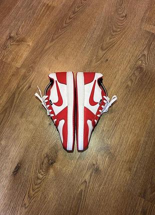 Кросівки nike ebernon low premium ‘white university red’ 6