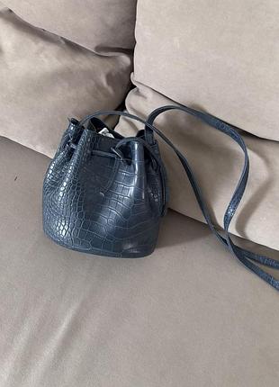 Сумка жіноча синя крос-боді