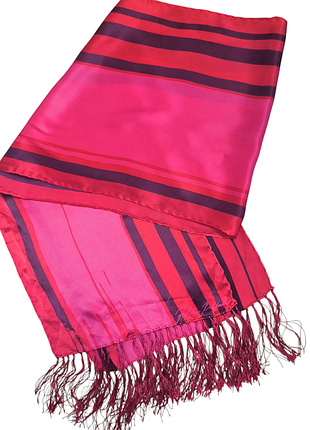 Шарф тонкий шелковый