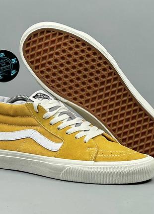 Кеды кроссовки vans sk8 mid ванс про кросівки кеди скейт шузи замша