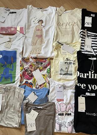Футболки, топы zara, mango, lefties