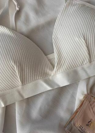 Женский комфортный топ (лиф), который подчеркнет женственность! белый демисезонный топ-лиф размер s