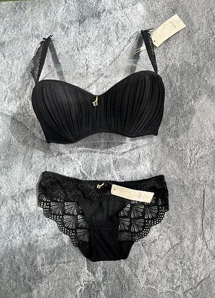 Шикарний комплект жіночої нижньої білизни weiyesi (75b, 80b) польща