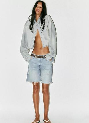 Джинсовые шорты zara new