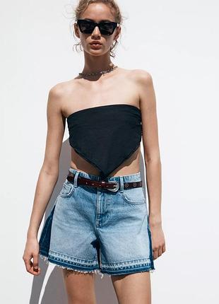 Шорты джинсовые zara new