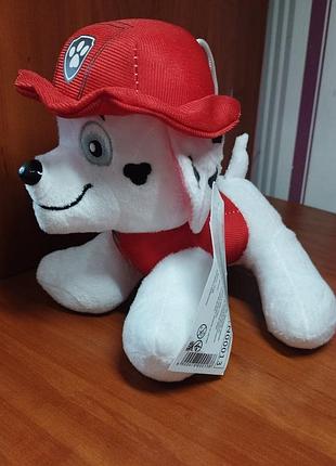 Мягкая игрушка. щенячий патруль маршал 15 см