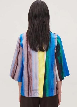 Блуза, рубашка, топ з натурального шовку та віскози з застібкою ззаду cos