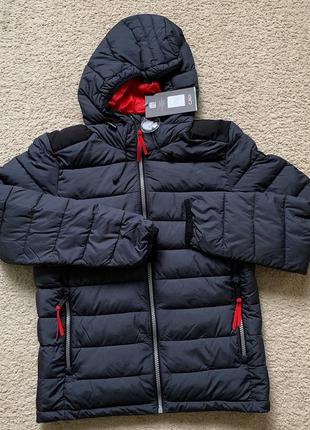 Мужская оригинальная зимняя куртка пуховик cmp man jacket fix hood1 фото