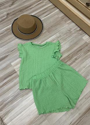 Літній комплект, шорти, майка, футболка, костюм літній дитячий, костюм шорти і майка