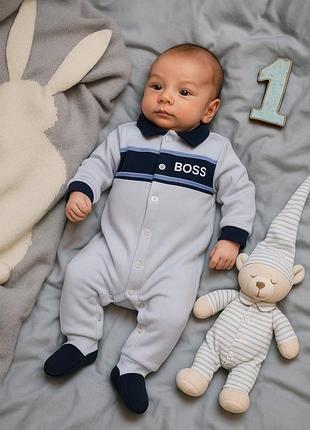 Hugo boss | перше боді малюка | оригінал, 54 см 1 міс