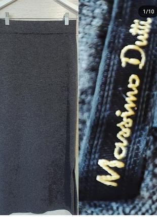 Трикотажна спідниця вовняна з кашеміром від massimo dutti