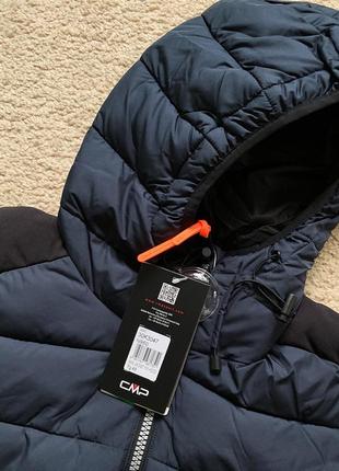 Мужская оригинальная зимняя куртка пуховик cmp man jacket fix hood