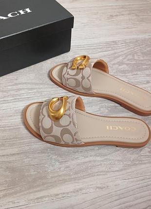 Шльопанці coach 36;37;38;39