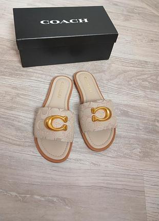 Шльопанці coach 36;37;38;39