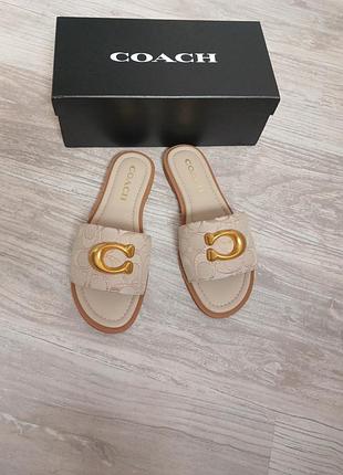 Шльопанці coach 36;37;38;39
