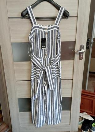 Новий лляний комбінезон на літо палаццо f&f