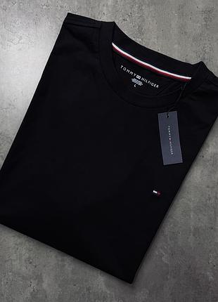 Футболка tommy hilfiger t-shirt (чорна та біла)
