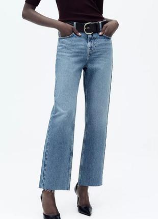 Прямые джинсы zara new