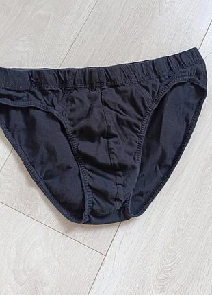 Чорні базові труси чоловічі котонові watson's m 10 38 46