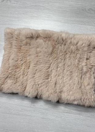 Шарф на плечі з хутра кролика від matthew williamson