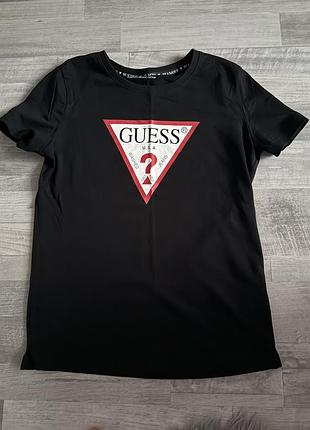 Футболка чорна guess оригінал