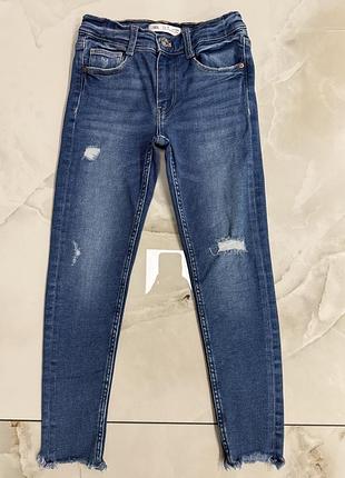 Джинсы zara детские, скинни
