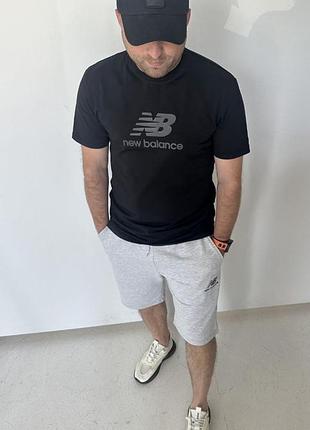 Чоловічий спортивний костюм двійка шорти плюс футболка